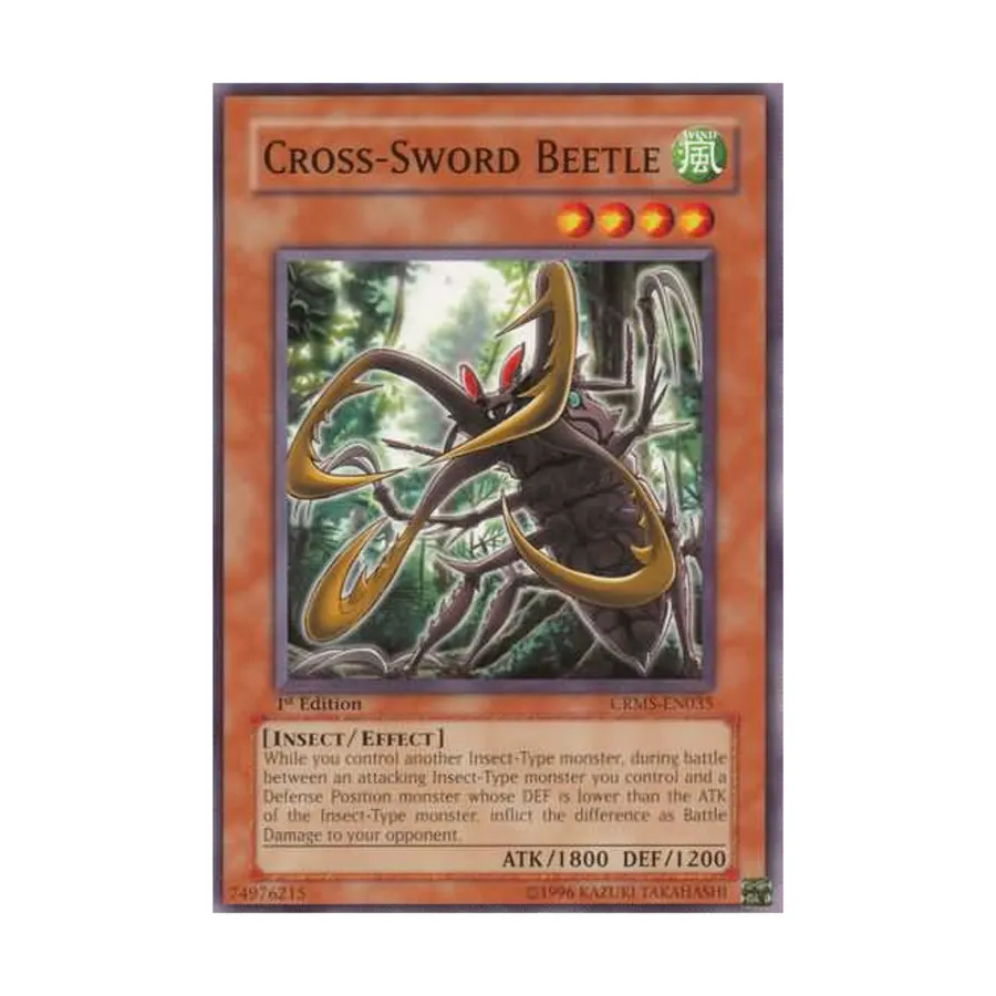 CCG Жук-крестовик (Обычный), Yu-Gi-Oh - Crimson Crisis - Singles
CCG Жук-крестовик (Обычный), Yu-Gi-Oh - Crimson Crisis - Singles