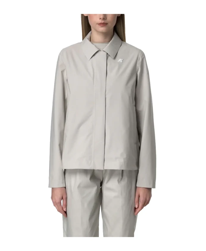 Серая эластичная куртка K-Way, серый
Серая эластичная куртка K-Way, серый