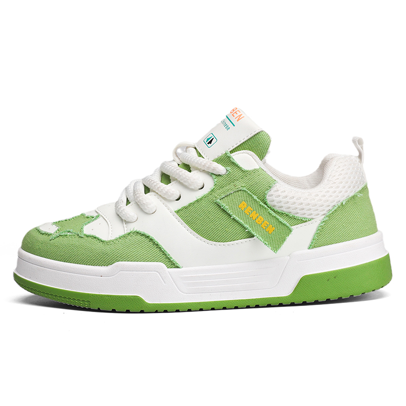 RENBEN Скользоустойчивые дышащие поддерживающие низкие скейтерские кроссовки мужские черные, цвет Black 
RENBEN Скользоустойчивые дышащие поддерживающие низкие скейтерские кроссовки мужские черные, цвет Black