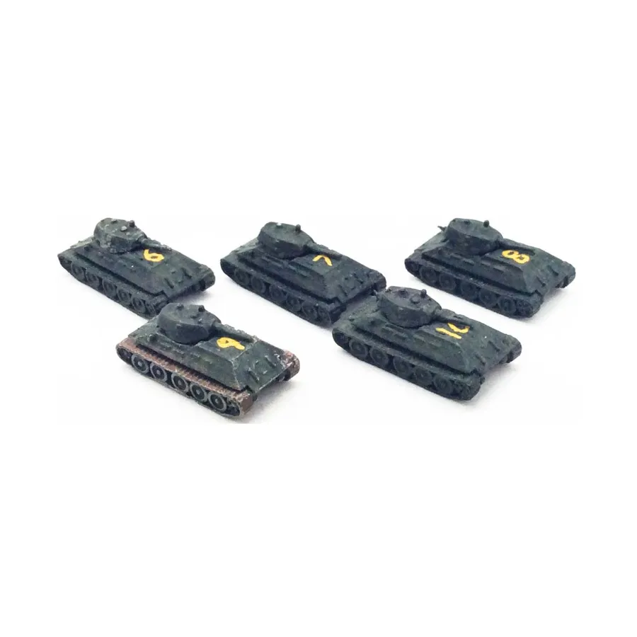 Т-34/76 образца 1940 года, коллекция №1, WWII Micro Armour - Russia - Loose Miniatures (1:285)
Т-34/76 образца 1940 года, коллекция №1, WWII Micro Armour - Russia - Loose Miniatures (1:285)