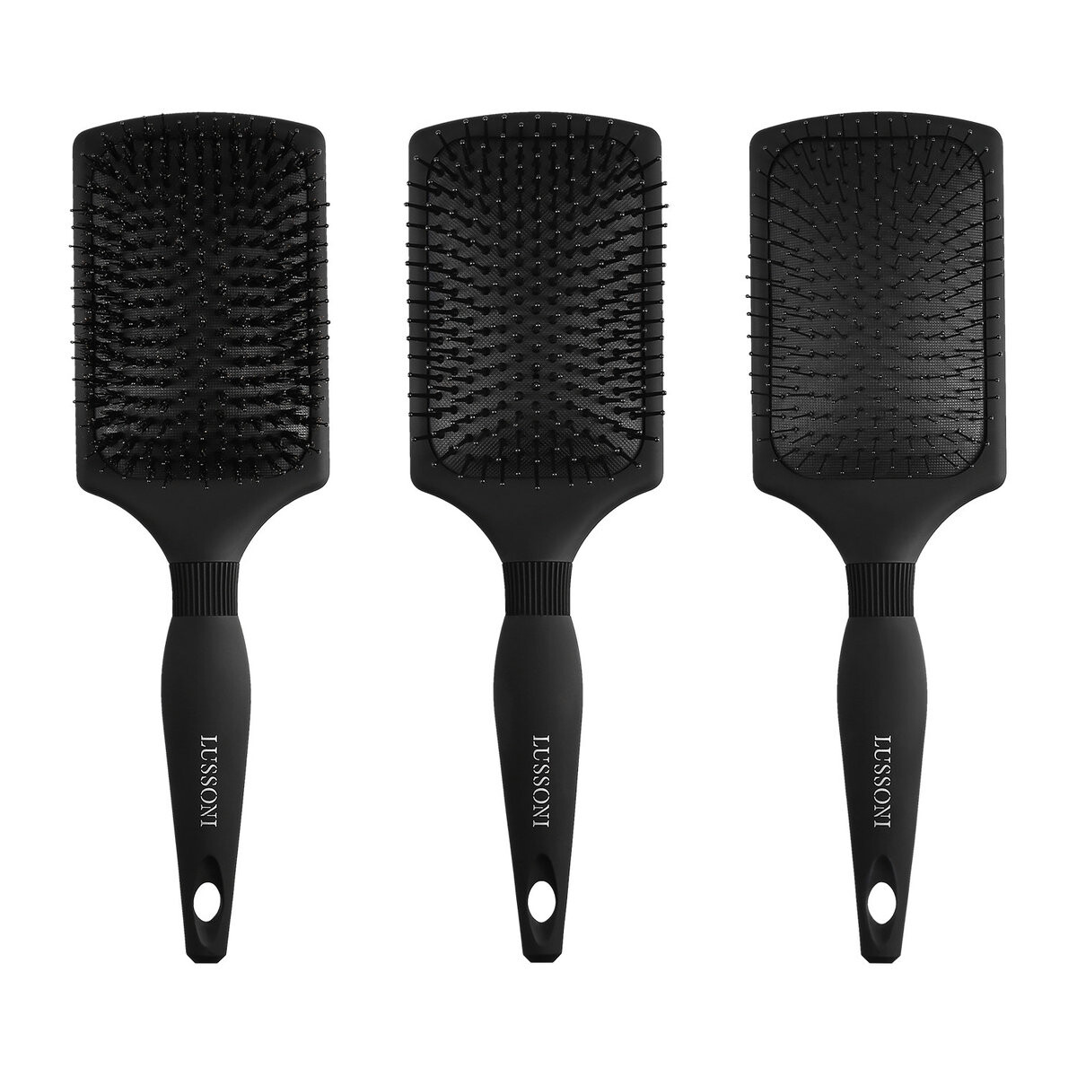 LUSSONI by Tools For Beauty, Gentle Detanglers — набор из 3 профессиональных щеток для волос, 3 шт
LUSSONI by Tools For Beauty, Gentle Detanglers — набор из 3 профессиональных щеток для волос, 3 шт