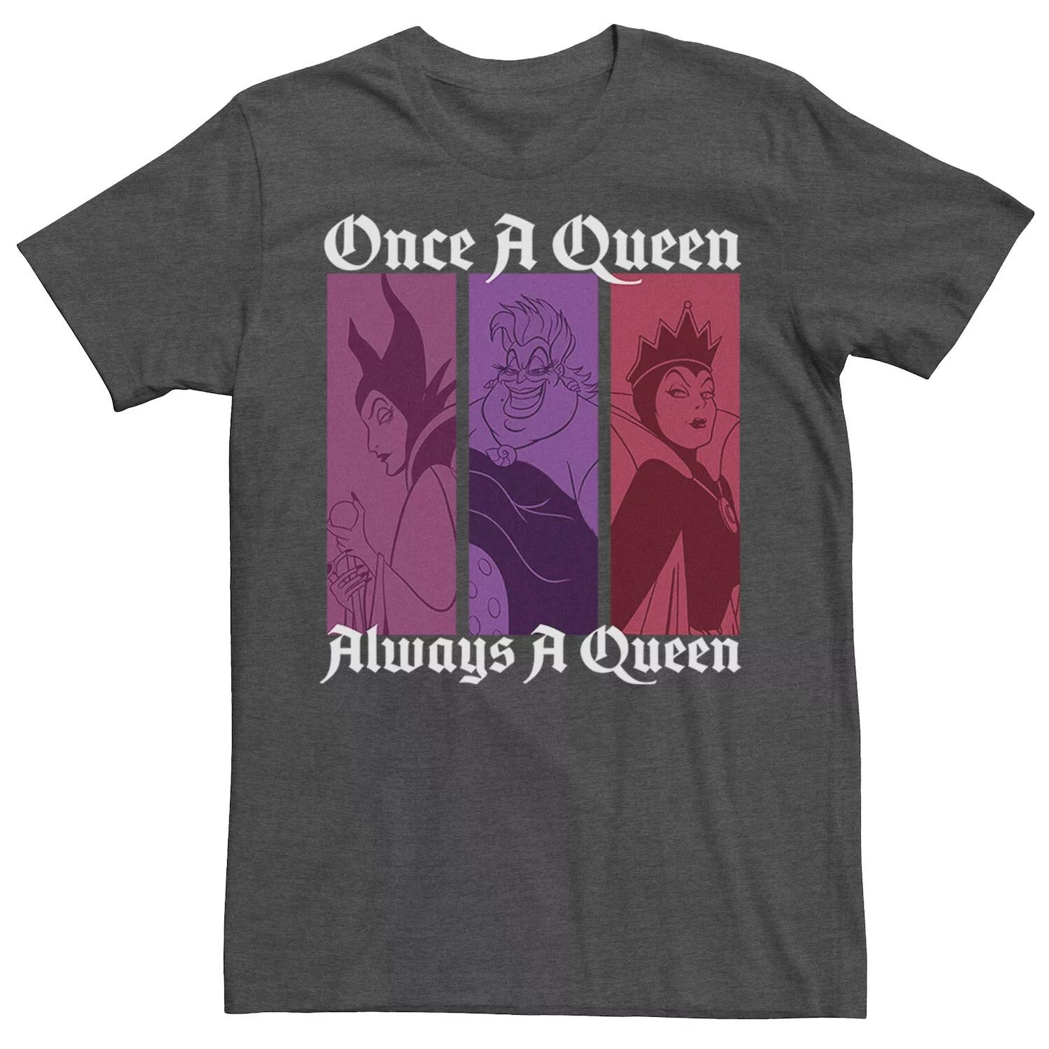 Мужская футболка Disney Villains Once A Queen Always A Queen Licensed Character
Мужская футболка Disney Villains Once A Queen Always A Queen Licensed Character