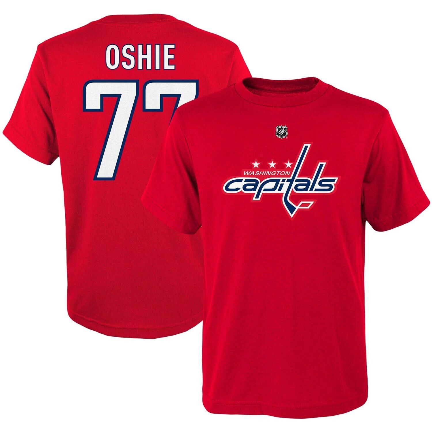 Молодёжная футболка TJ Oshie Red Washington Capitals с именем и номером игрока Outerstuff
Молодёжная футболка TJ Oshie Red Washington Capitals с именем и номером игрока Outerstuff