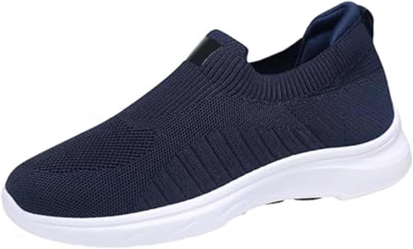 Мужские дышащие повседневные кроссовки из сетки, легкие и удобные, для ходьбы, с эластичной подошвой, лоферы на каждый день Generic, синий
Мужские дышащие повседневные кроссовки из сетки, легкие и удобные, для ходьбы, с эластичной подошвой, лоферы на каждый день Generic, синий