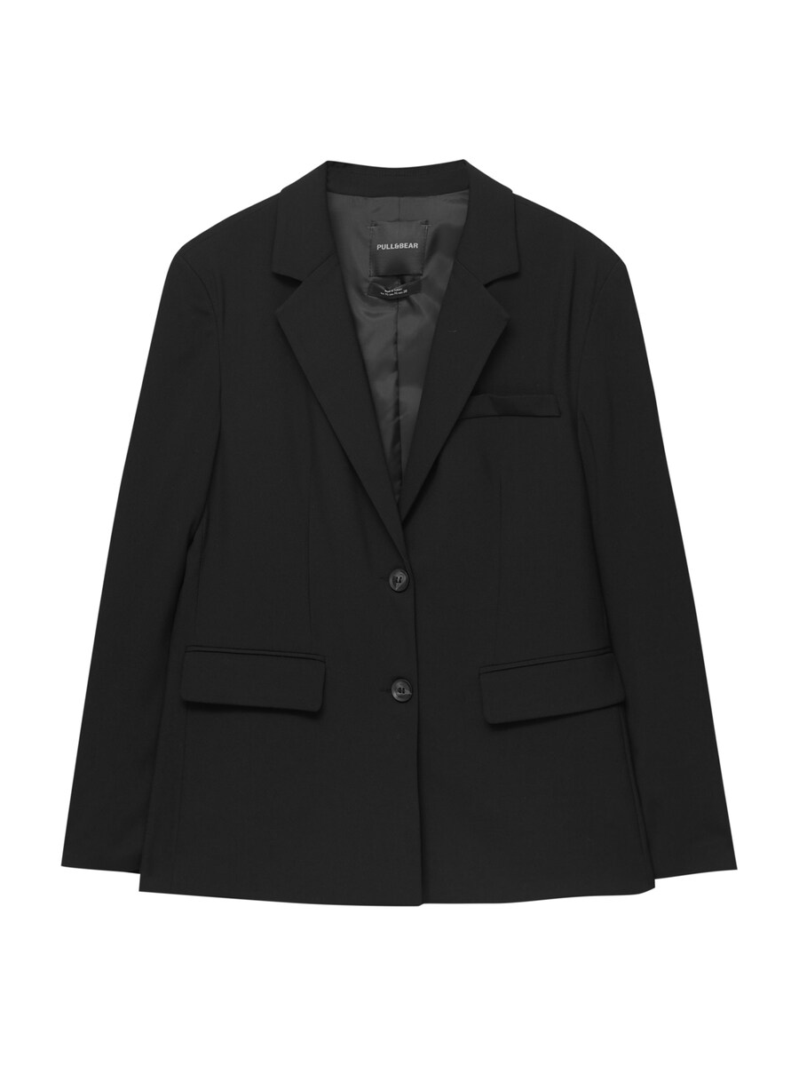 Классический блейзер Pull&Bear Blazer, черный
Классический блейзер Pull&Bear Blazer, черный