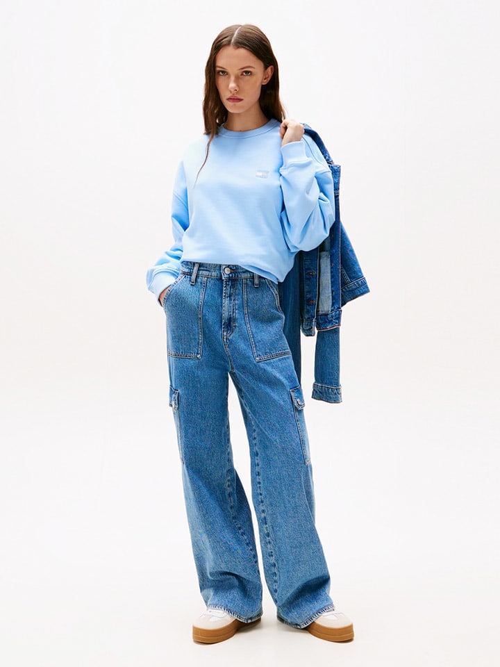 TOMMY JEANS Толстовка светло-голубого цвета
TOMMY JEANS Толстовка светло-голубого цвета