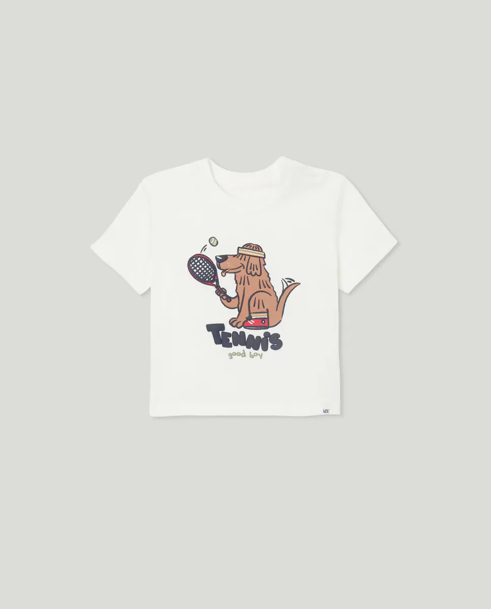 Футболка с короткими рукавами и позиционным принтом для мальчика Baby El Corte Inglés, белый
Футболка с короткими рукавами и позиционным принтом для мальчика Baby El Corte Inglés, белый