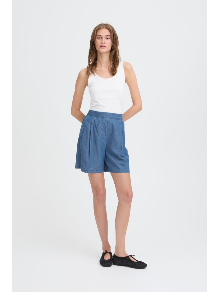 Шорты IHXAURORA свободного кроя, средне-синего цвета. ICHI
Шорты IHXAURORA свободного кроя, средне-синего цвета. ICHI