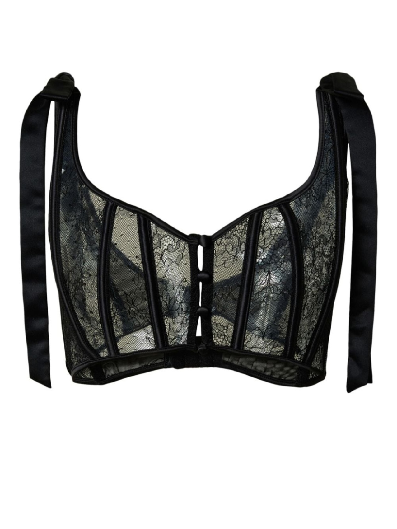 TWINSET атласный топ-бюстье с кружевом, черный
TWINSET атласный топ-бюстье с кружевом, черный