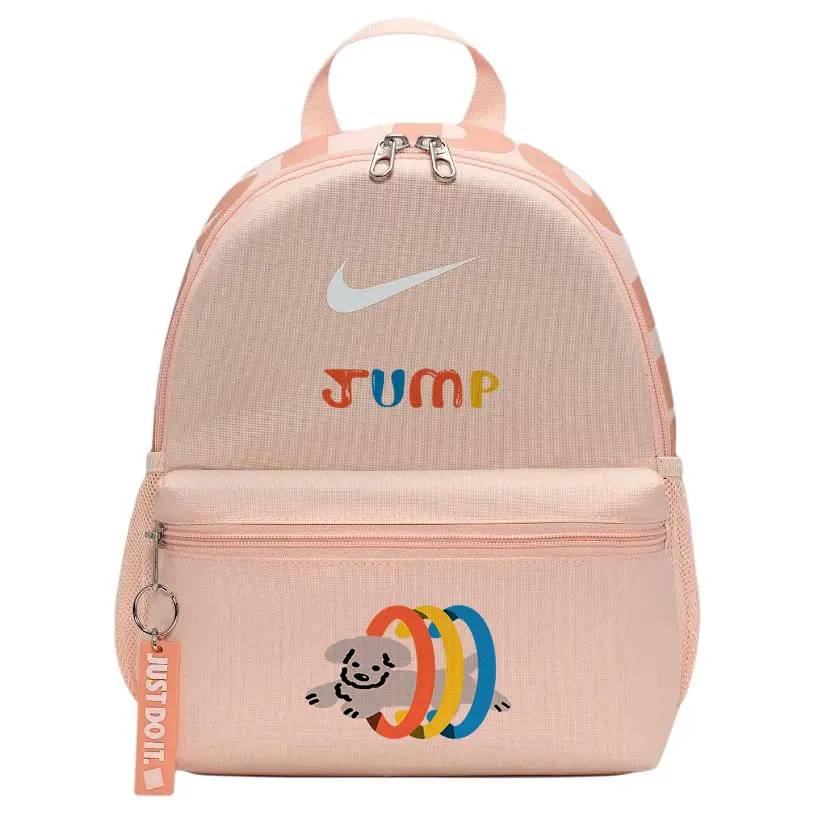 Nike Тканевый рюкзак унисекс кораллово-красный и абрикосово-желтый, Colored dogs 
Nike Тканевый рюкзак унисекс кораллово-красный и абрикосово-желтый, Colored dogs