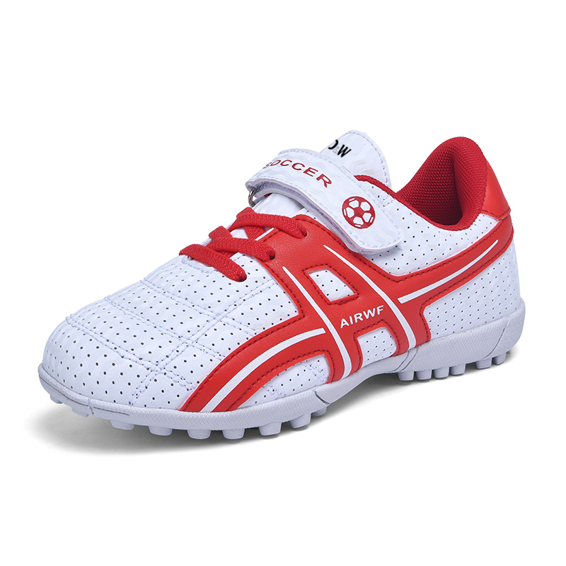 Детские футбольные бутсы с амортизацией ударов и износостойкостью, низкие D&W, белый/красный
Детские футбольные бутсы с амортизацией ударов и износостойкостью, низкие D&W, белый/красный