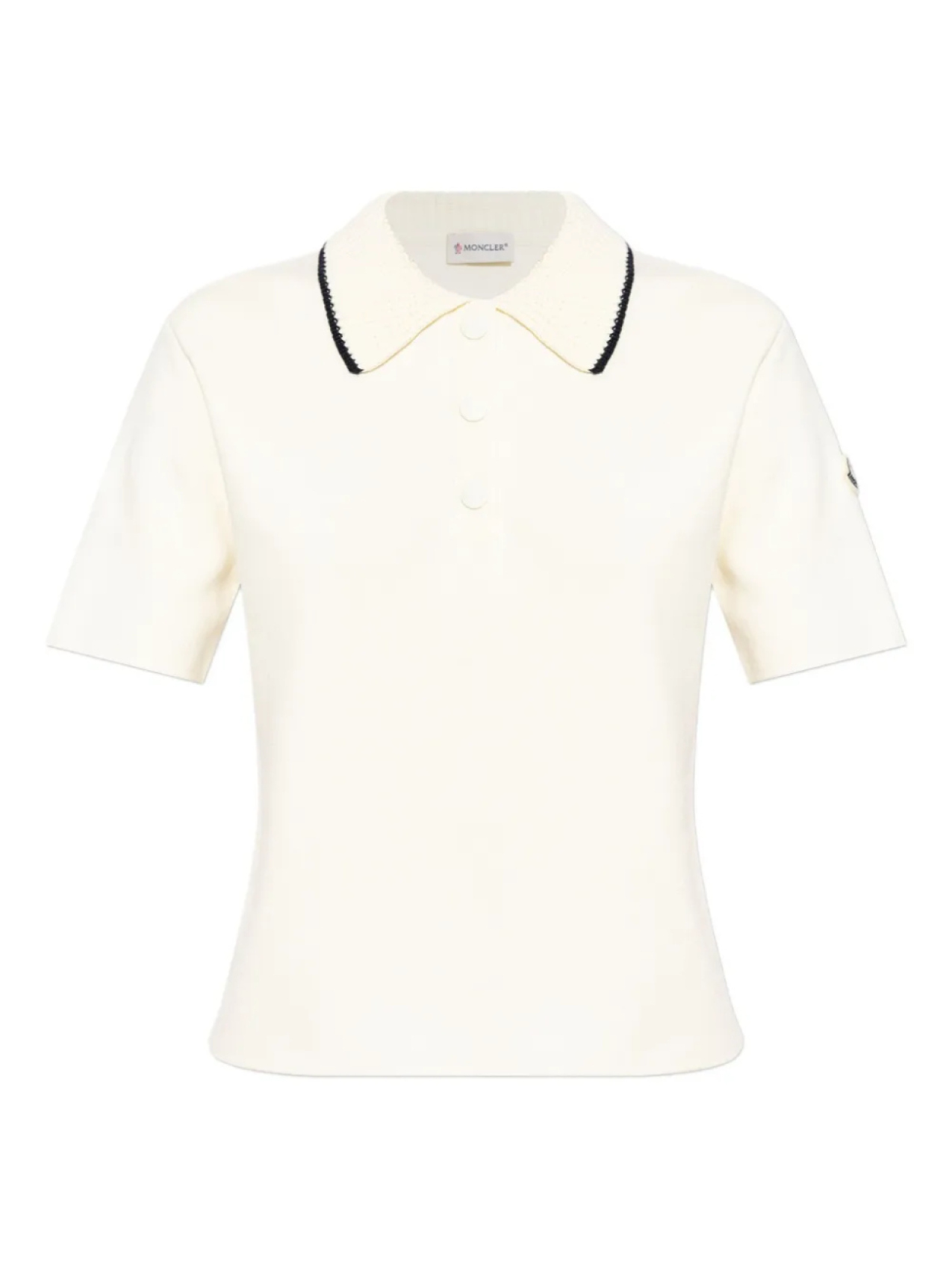 Рубашка-поло с контрастными полосками Moncler, нейтральный
Рубашка-поло с контрастными полосками Moncler, нейтральный