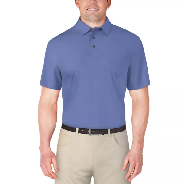 Мужское однотонное охлаждающее поло для гольфа с коротким рукавом Grand Slam, цвет azurine
Мужское однотонное охлаждающее поло для гольфа с коротким рукавом Grand Slam, цвет azurine