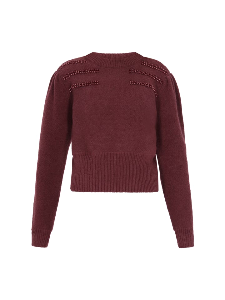 Женский свитер бордового цвета myMo
Женский свитер бордового цвета myMo