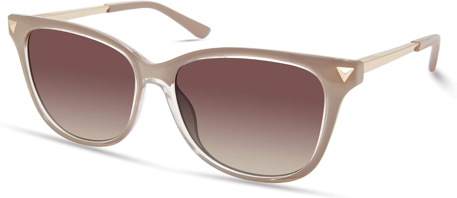 GUESS женские солнцезащитные очки Square с декоративными шпильками, Shiny Beige
GUESS женские солнцезащитные очки Square с декоративными шпильками, Shiny Beige