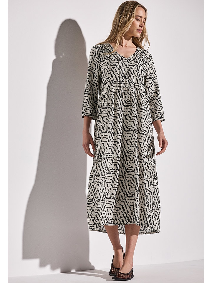 Платье до колена Street One, бежевый/черный
Платье до колена Street One, бежевый/черный