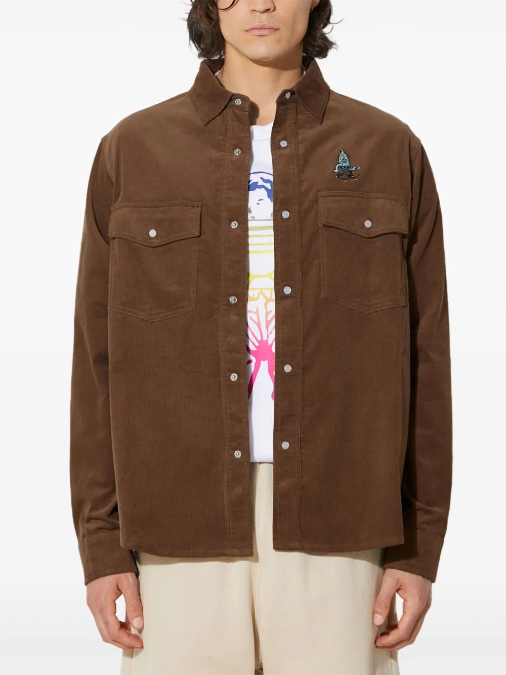 Рубашка с логотипом Icecream, коричневый
Рубашка с логотипом Icecream, коричневый