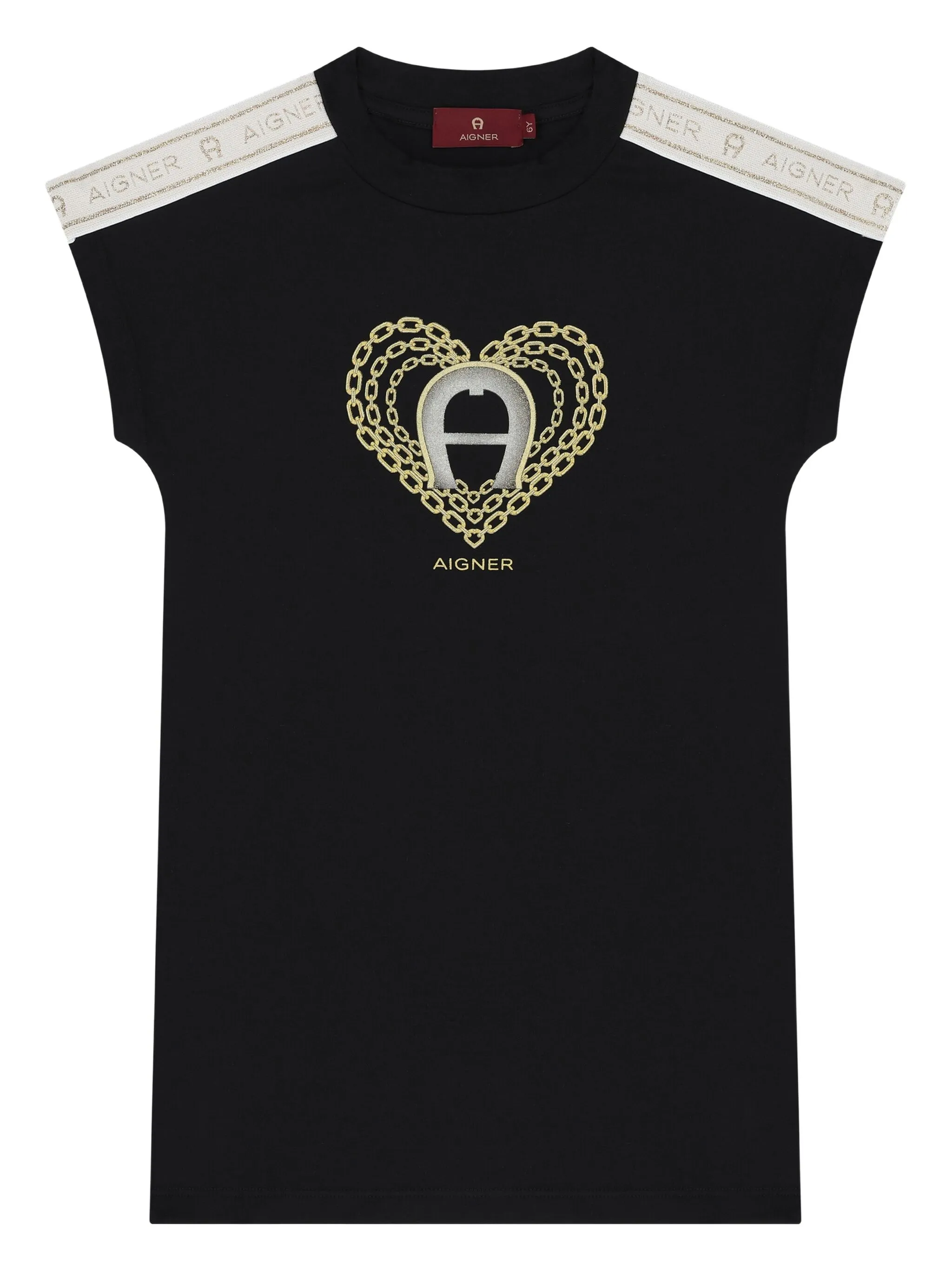 Платье с цепочкой Aigner Kids, черный
Платье с цепочкой Aigner Kids, черный