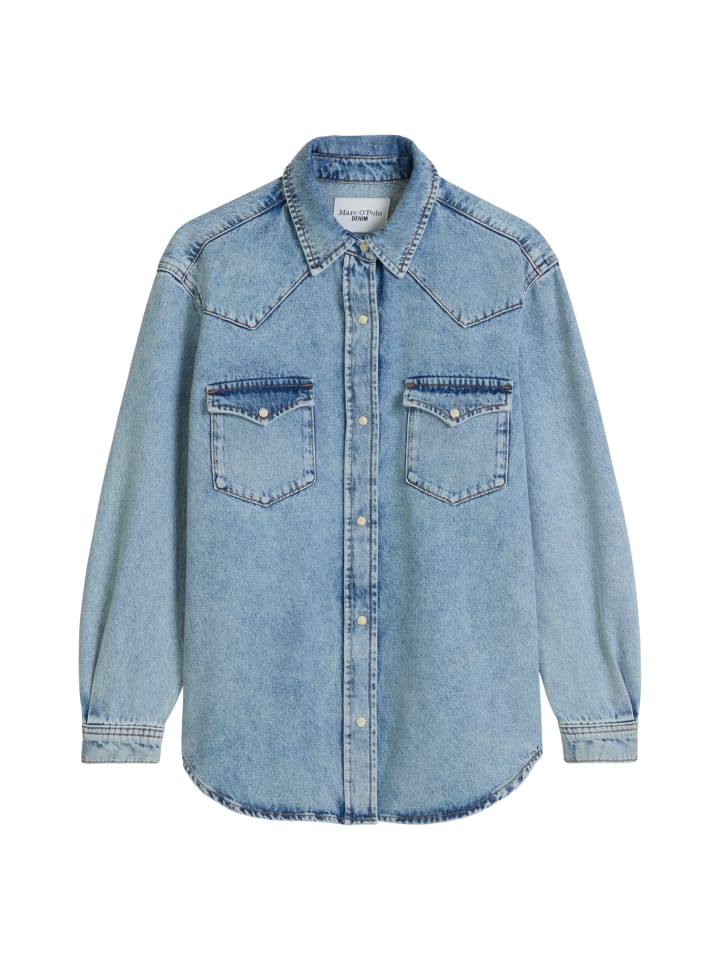 Рубашка свободного кроя из денима светло-голубого цвета Marc O'Polo DENIM
Рубашка свободного кроя из денима светло-голубого цвета Marc O'Polo DENIM