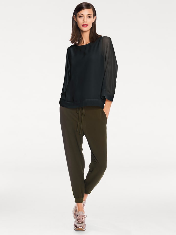 блузка рубашка черного цвета Heine
блузка рубашка черного цвета Heine