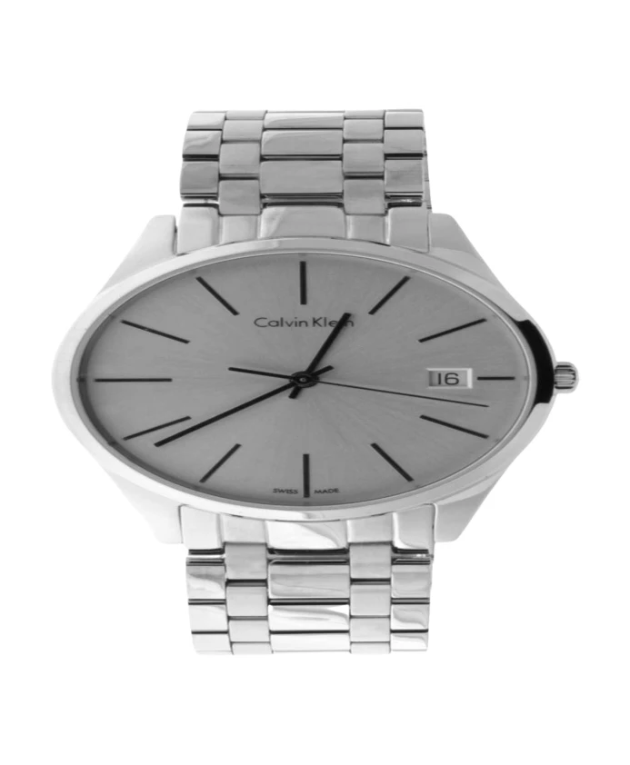 Элегантные кварцевые женские часы с серебряным циферблатом Calvin Klein, серый
Элегантные кварцевые женские часы с серебряным циферблатом Calvin Klein, серый