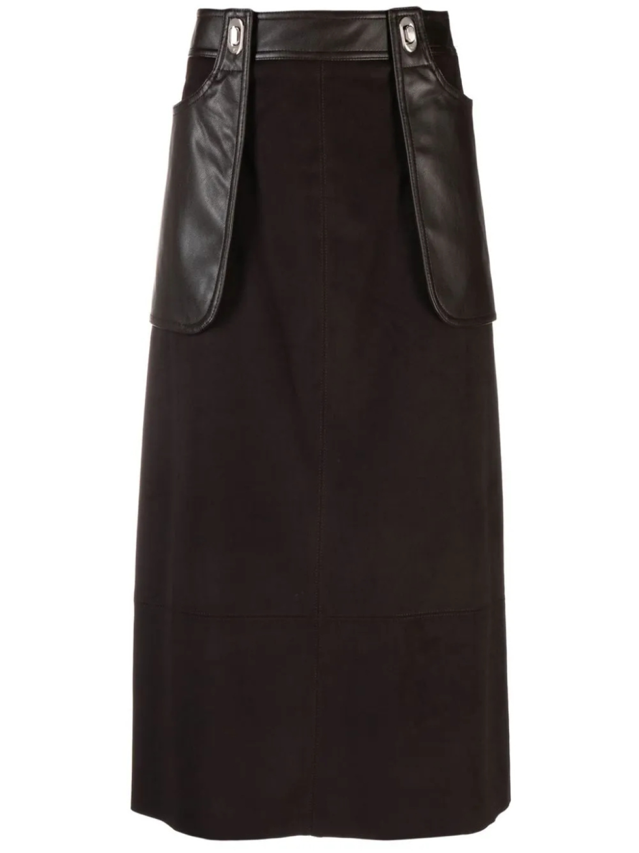 Low Classic юбка А-силуэта с завышенной талией, коричневый
Low Classic юбка А-силуэта с завышенной талией, коричневый