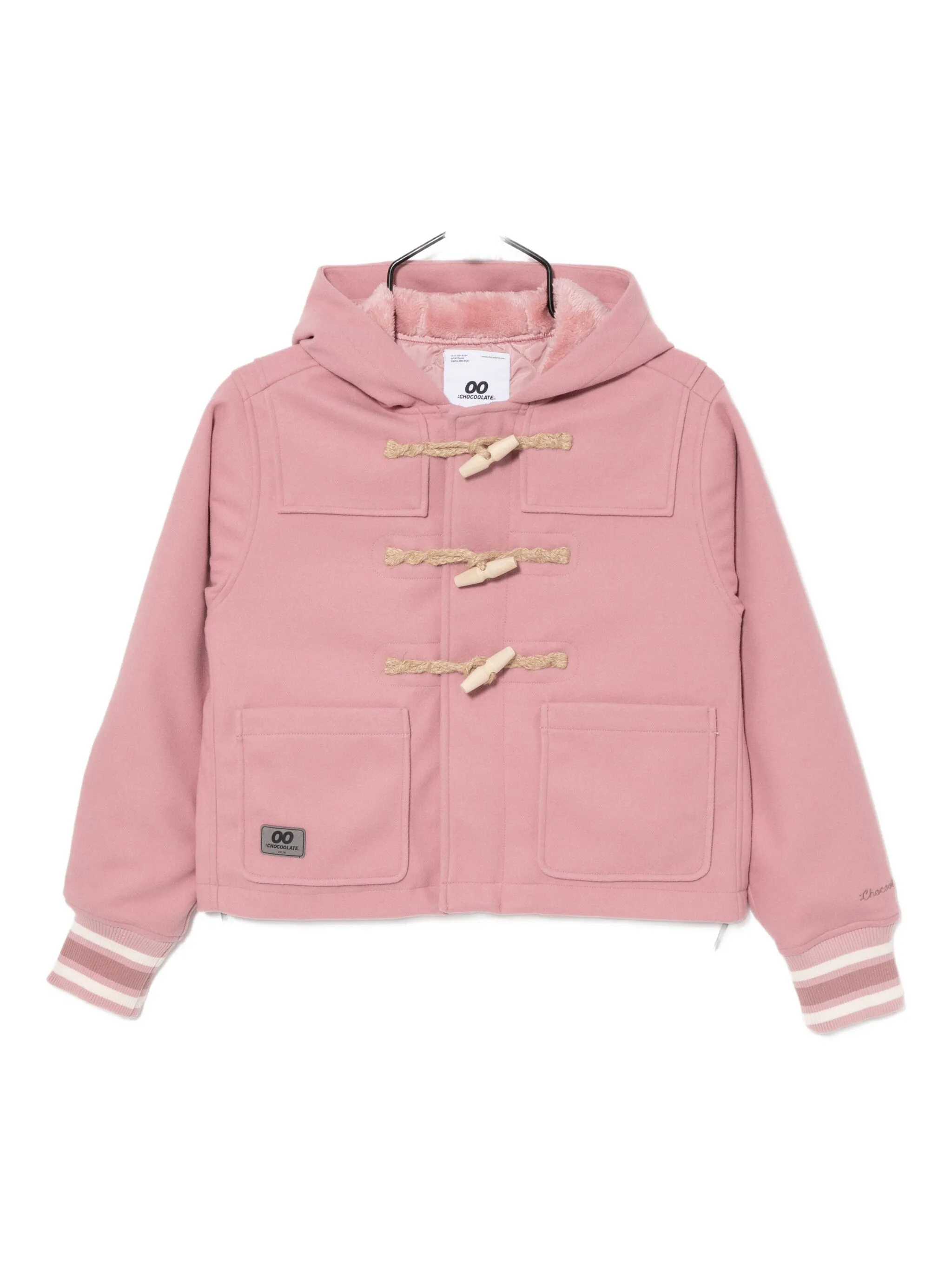 Укороченная куртка с нашивкой-логотипом Chocoolate, розовый
Укороченная куртка с нашивкой-логотипом Chocoolate, розовый