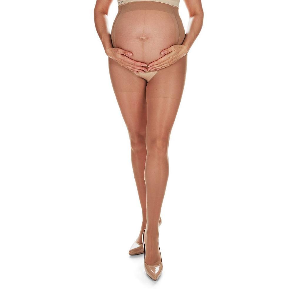 Женские прозрачные колготки для беременных с дополнительной поддержкой плотностью 40 ден MeMoi, цвет Honey 
Женские прозрачные колготки для беременных с дополнительной поддержкой плотностью 40 ден MeMoi, цвет Honey