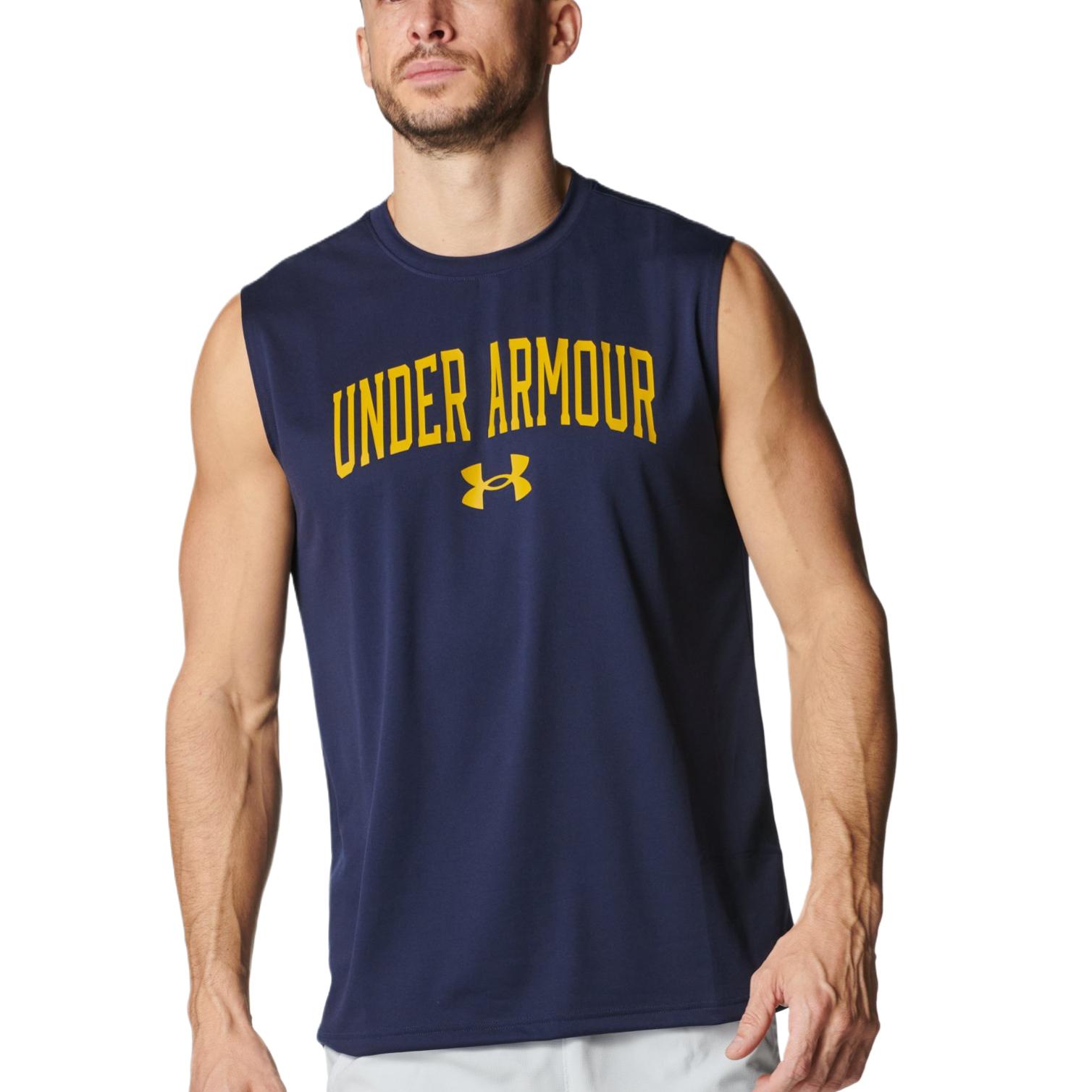 Мужской топ Tech Tank Top 410 Under Armour, синий
Мужской топ Tech Tank Top 410 Under Armour, синий