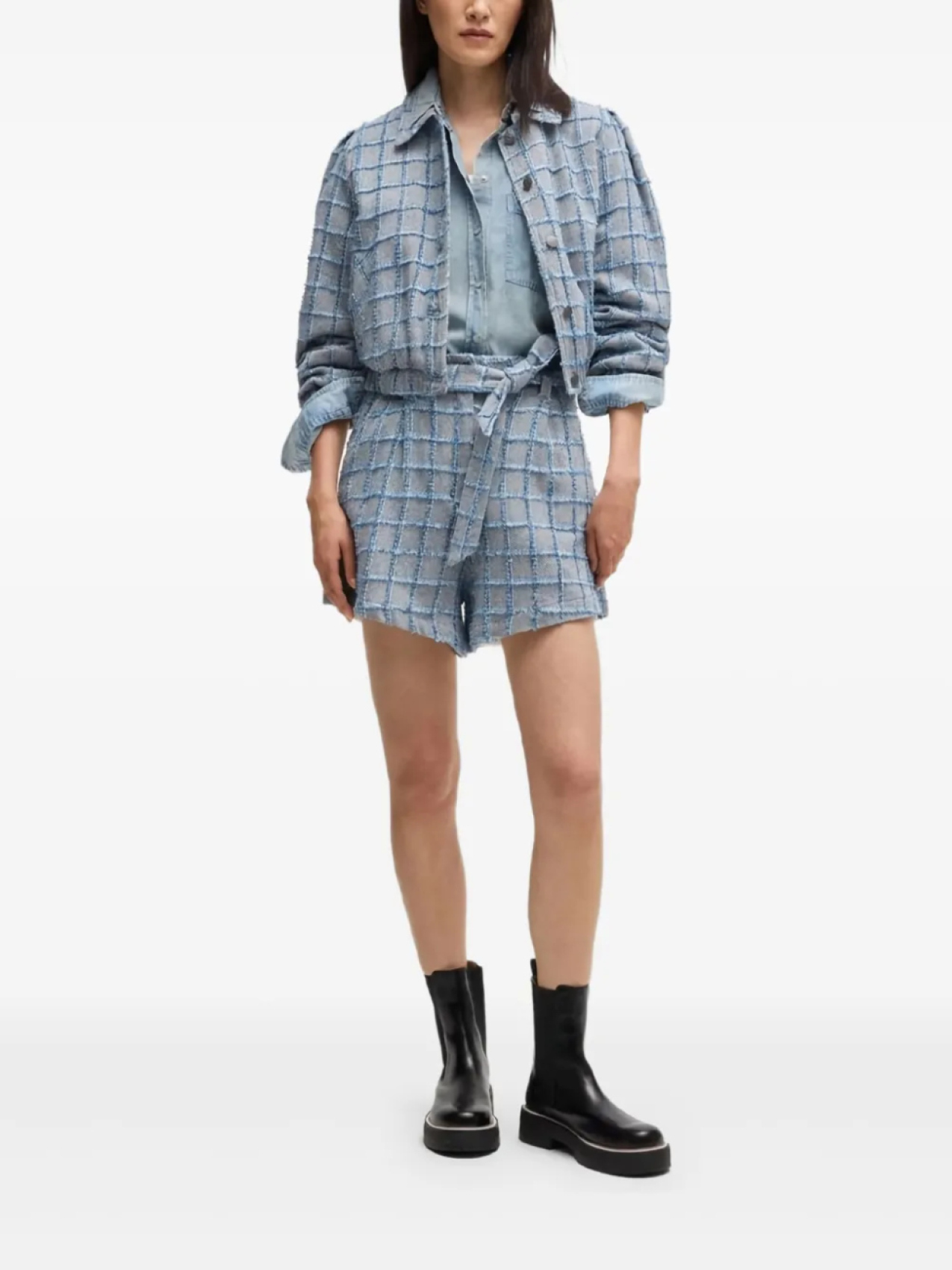 BOSS рубашка с нагрудным карманом, синий
BOSS рубашка с нагрудным карманом, синий