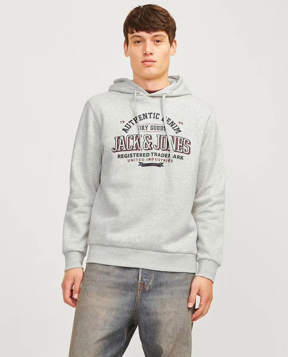 Мужская толстовка с капюшоном, длинными рукавами и принтом спереди Jack & Jones, белый
Мужская толстовка с капюшоном, длинными рукавами и принтом спереди Jack & Jones, белый