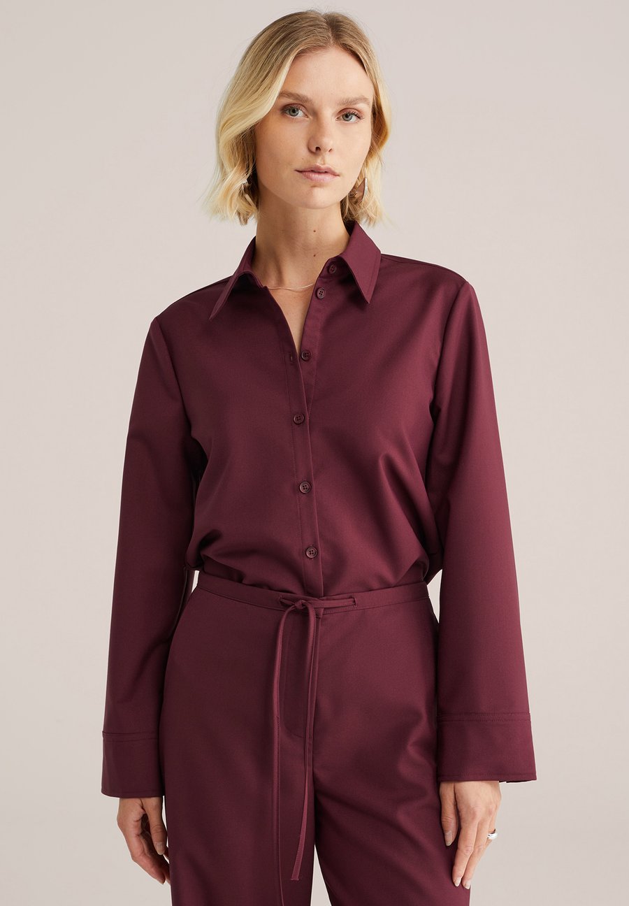 Блуза WE Fashion Button-down blouse, Aubergine/Dark Red
Блуза WE Fashion Button-down blouse, Aubergine/Dark Red