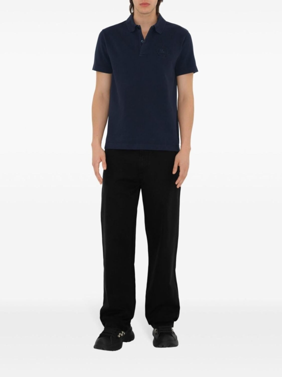 Burberry рубашка поло с вышивкой EDK, синий
Burberry рубашка поло с вышивкой EDK, синий