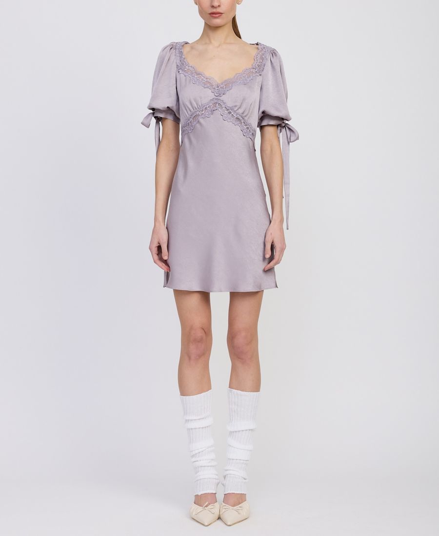 Женское мини-платье Aracella с вырезом-лодочкой и А-образным силуэтом En Saison, Lavender
Женское мини-платье Aracella с вырезом-лодочкой и А-образным силуэтом En Saison, Lavender