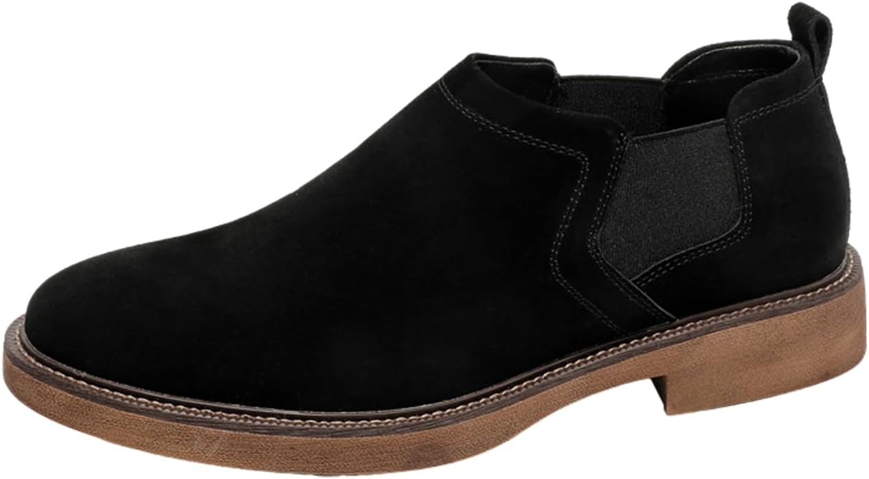 Мужские ботинки Santimon на щиколотку из замши, стиль Челси, для вечернего выхода, свадьбы, делового костюма или ковбойского стиля Чакка, черный
Мужские ботинки Santimon на щиколотку из замши, стиль Челси, для вечернего выхода, свадьбы, делового костюма или ковбойского стиля Чакка, черный