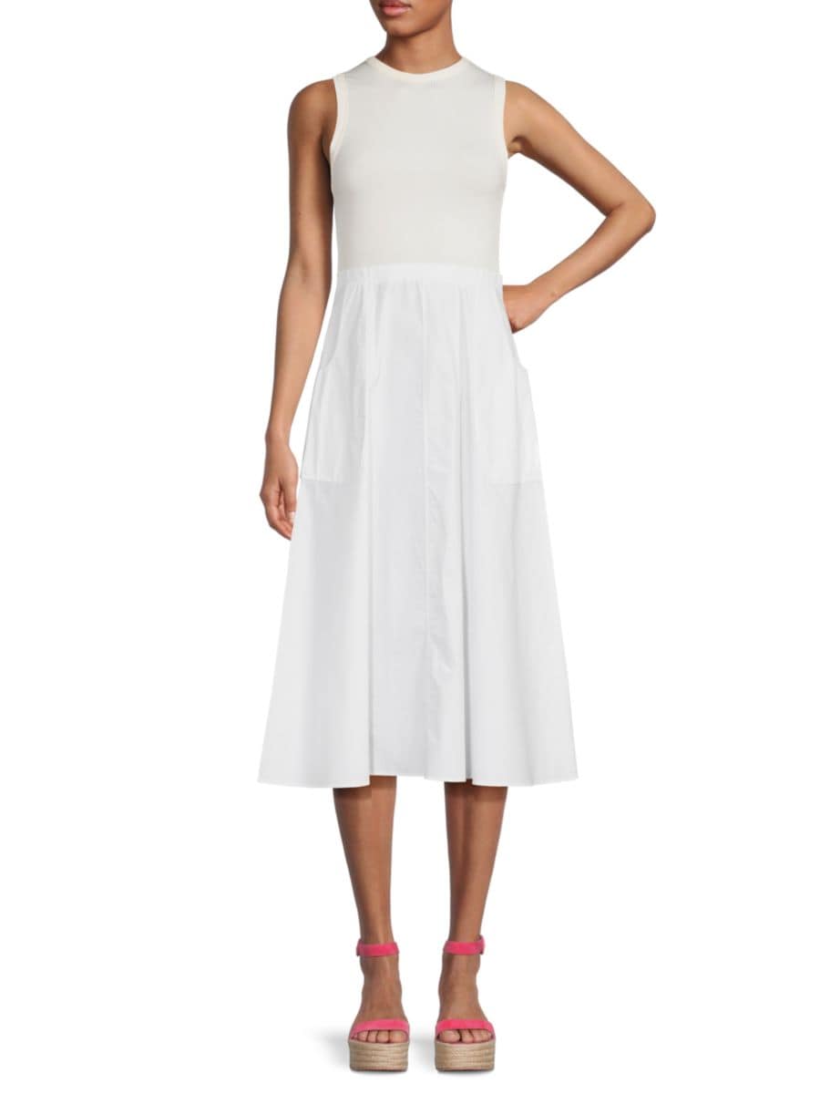 Платье-миди Kia Knit Bodice Fit & Flare Area Stars, белый
Платье-миди Kia Knit Bodice Fit & Flare Area Stars, белый