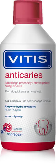 ВИТИС Антикариес, жидкость для полоскания рта, со вкусом мяты, 500 мл, DENTAID
ВИТИС Антикариес, жидкость для полоскания рта, со вкусом мяты, 500 мл, DENTAID