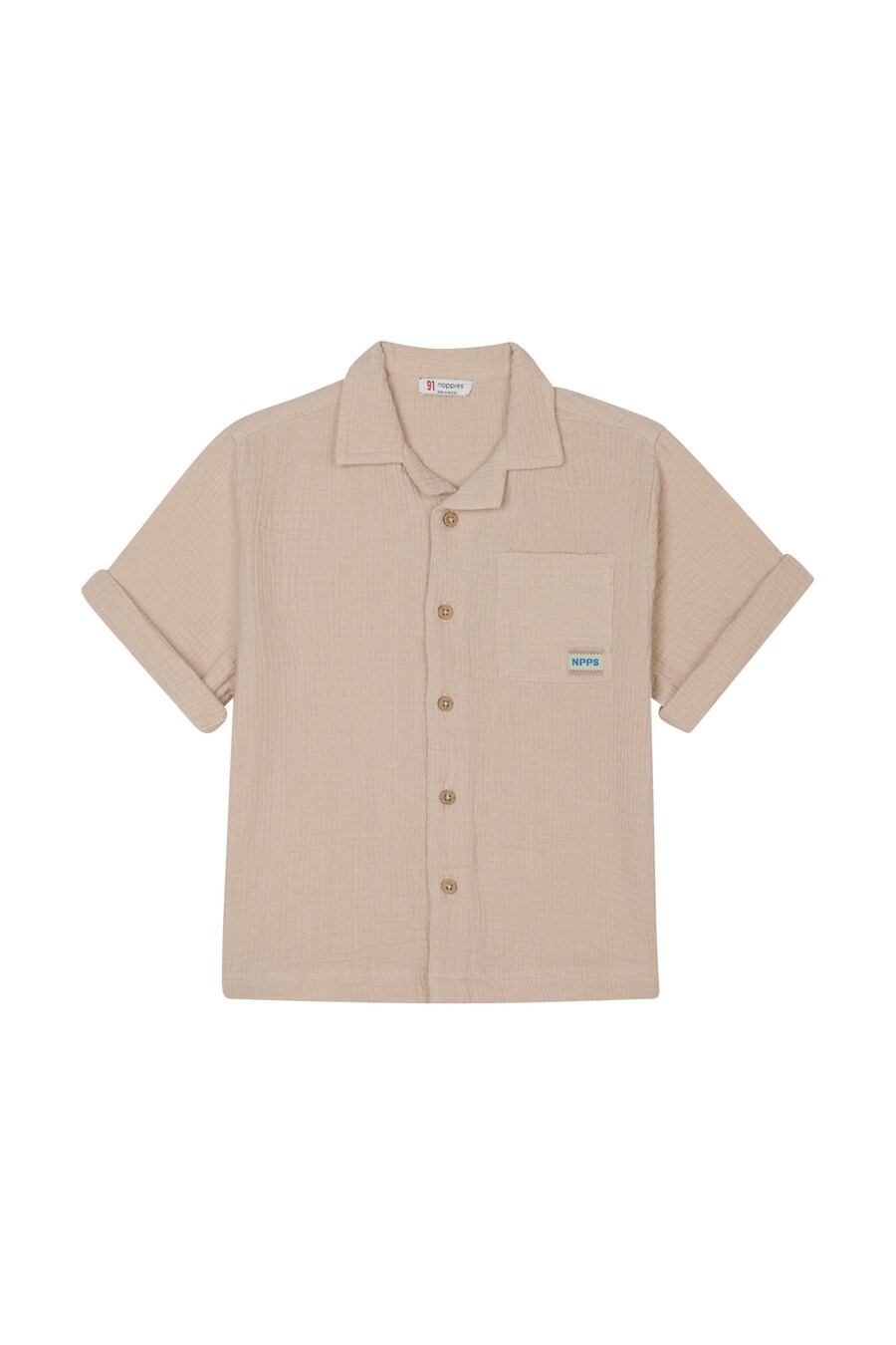Рубашка на пуговицах Comfort fit Noppies Ladue, бежевый
Рубашка на пуговицах Comfort fit Noppies Ladue, бежевый