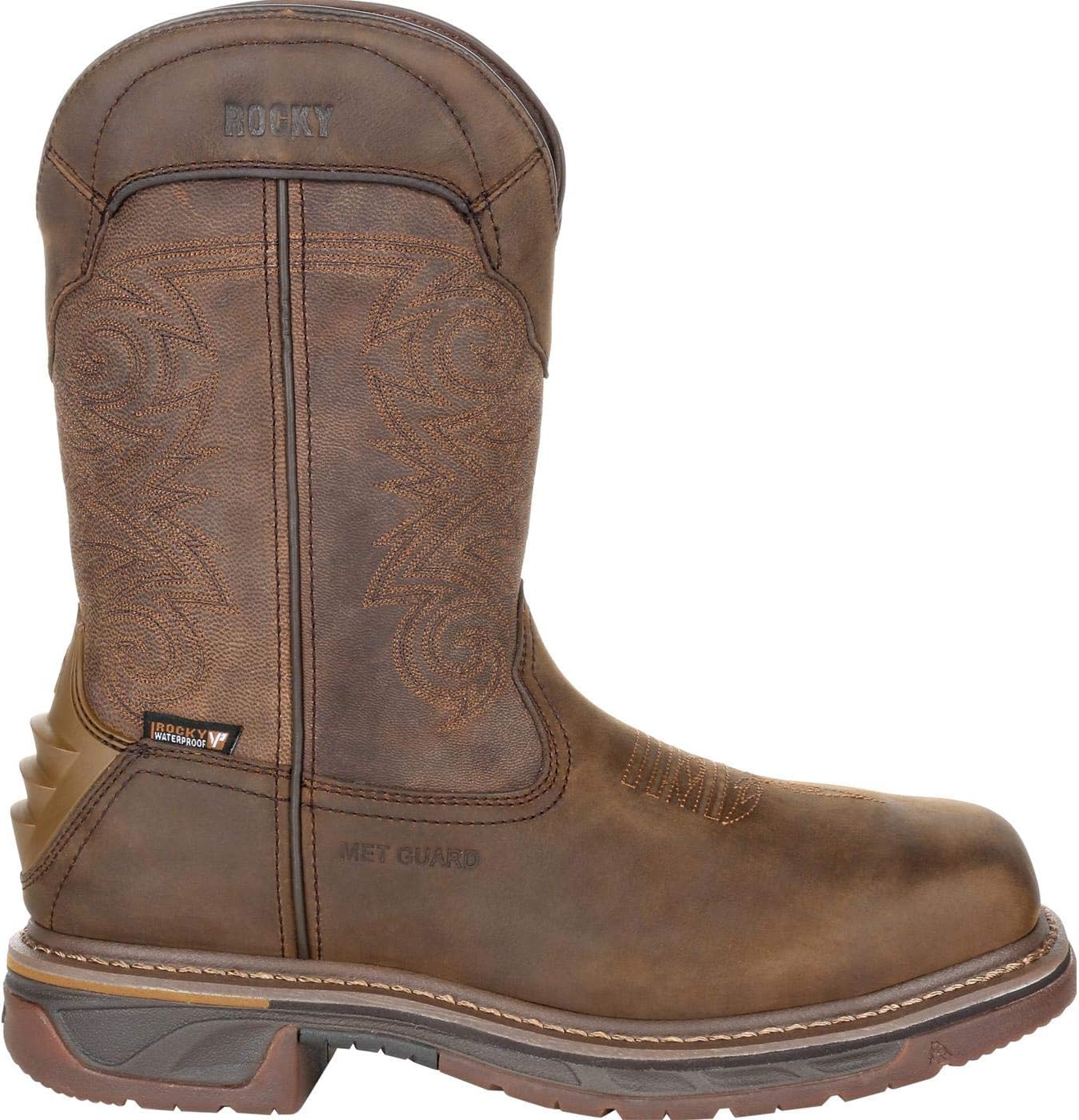 Ботинки ROCKY Western с композитным носком из железа и водонепроницаемые, коричневый
Ботинки ROCKY Western с композитным носком из железа и водонепроницаемые, коричневый