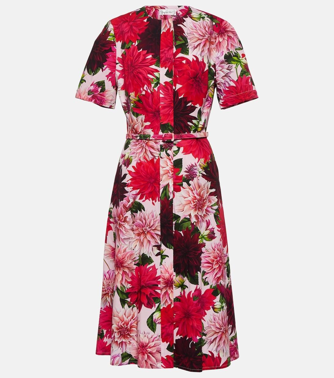 Платье миди из хлопкового поплина OSCAR DE LA RENTA, разноцветный
Платье миди из хлопкового поплина OSCAR DE LA RENTA, разноцветный