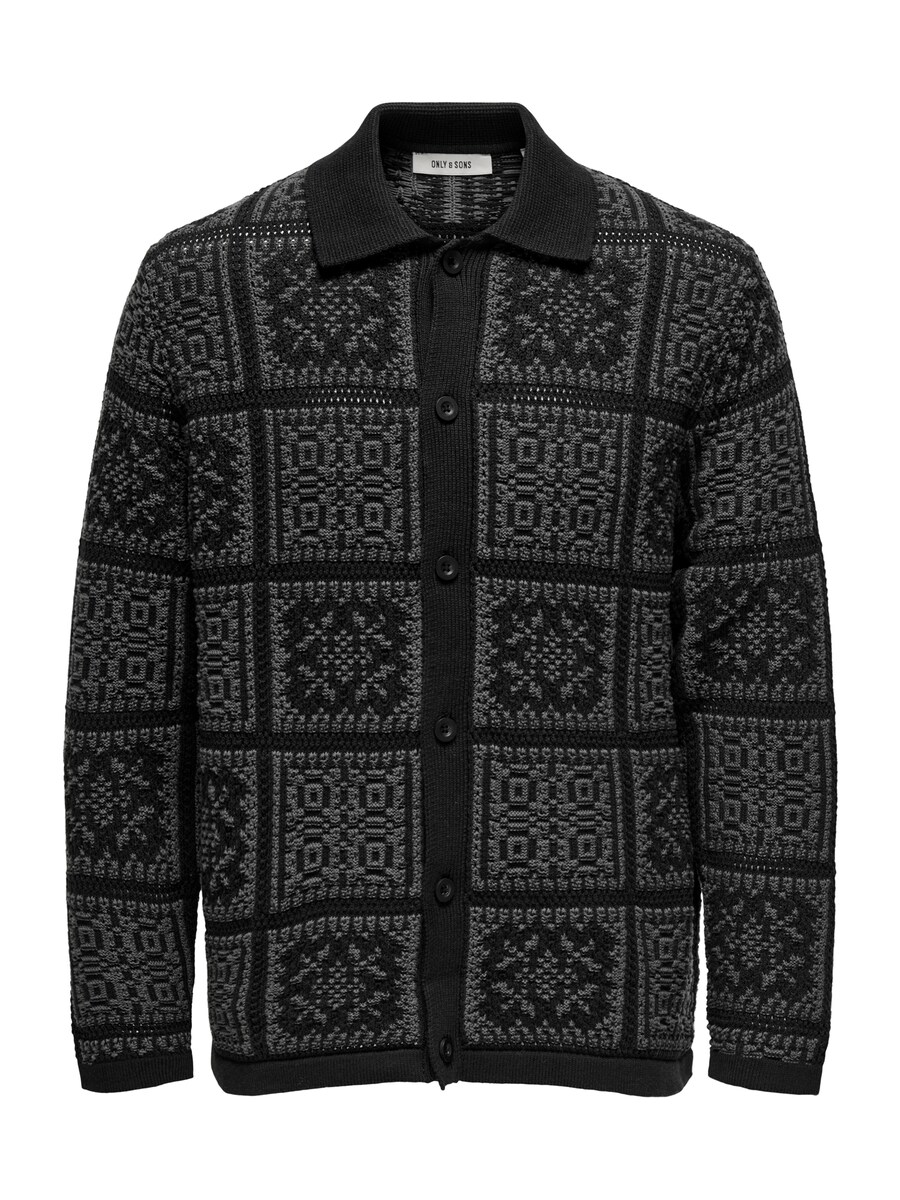 Вязаный кардиган Only & Sons, черный
Вязаный кардиган Only & Sons, черный