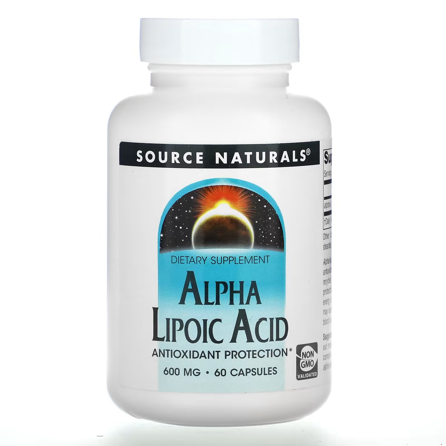 Альфа-липоевая кислота Source Naturals, 600 мг, 60 капсул 
Альфа-липоевая кислота Source Naturals, 600 мг, 60 капсул