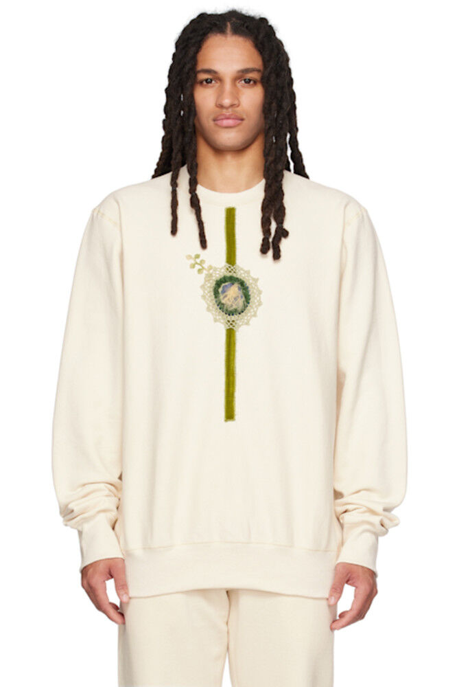 Свитшот с аппликацией цвета «Off-White» BENTGABLENITS
Свитшот с аппликацией цвета «Off-White» BENTGABLENITS