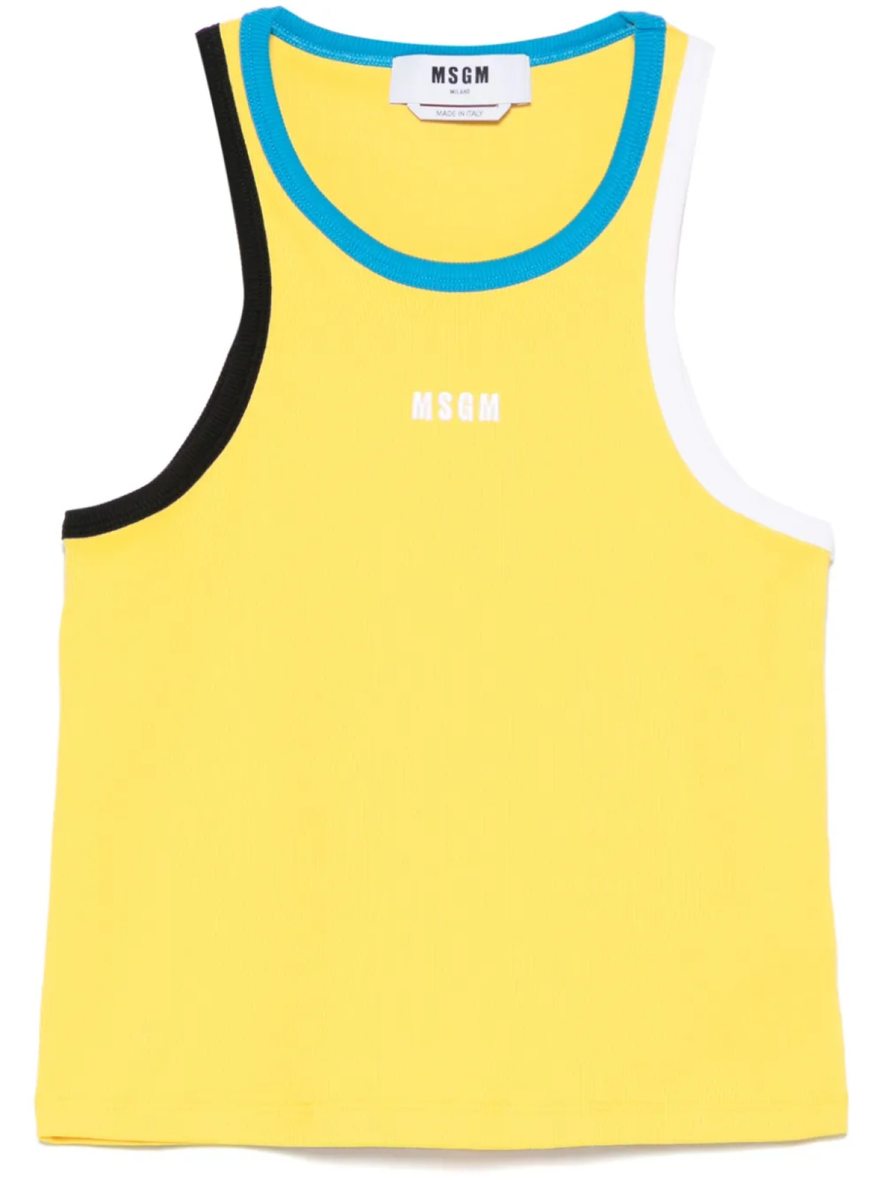 MSGM топ с контрастной отделкой, желтый
MSGM топ с контрастной отделкой, желтый