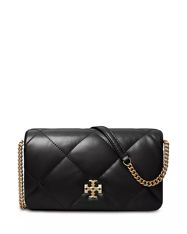 Кошелек Kira из стеганой кожи с ромбовидным узором и цепочкой Tory Burch, черный
Кошелек Kira из стеганой кожи с ромбовидным узором и цепочкой Tory Burch, черный