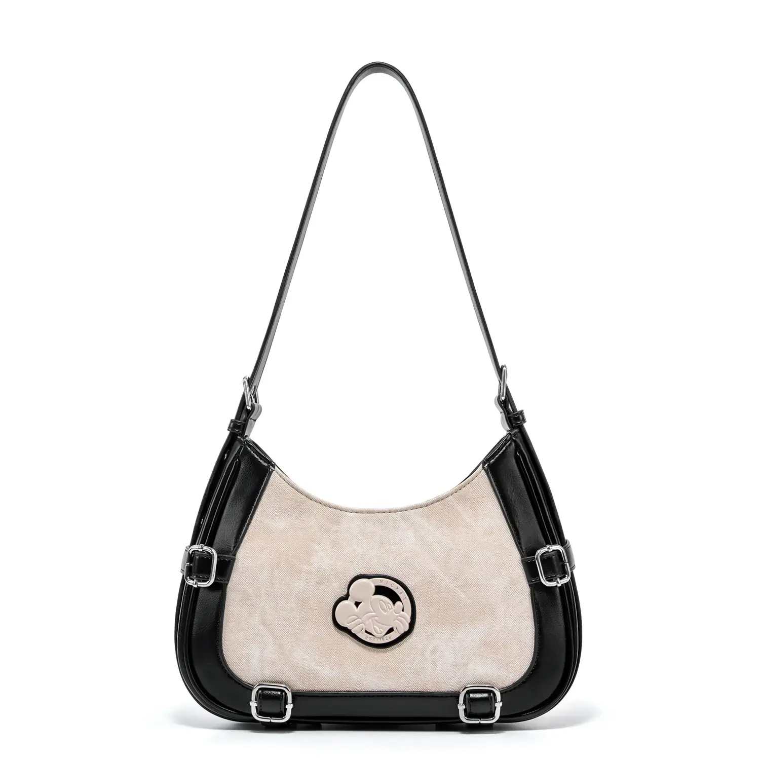 Disney Полиэстеровая сумка через плечо Mickey женская бело-черная, White & Black
Disney Полиэстеровая сумка через плечо Mickey женская бело-черная, White & Black