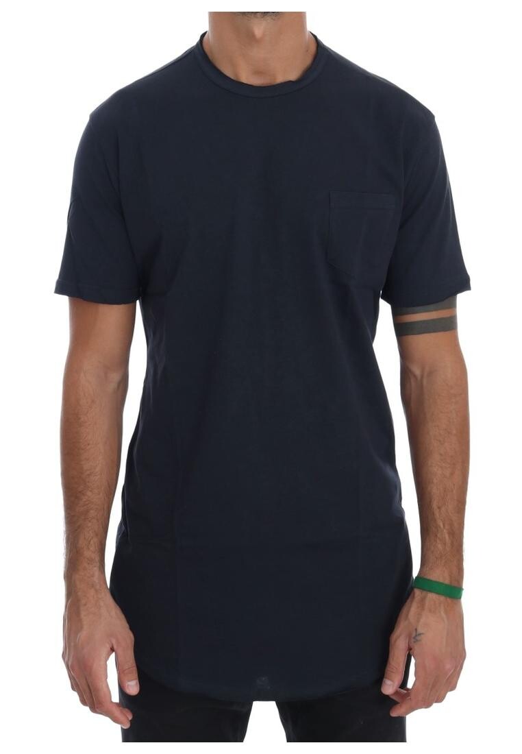 Хлопковая футболка с круглым вырезом Daniele Alessandrini, синий
Хлопковая футболка с круглым вырезом Daniele Alessandrini, синий