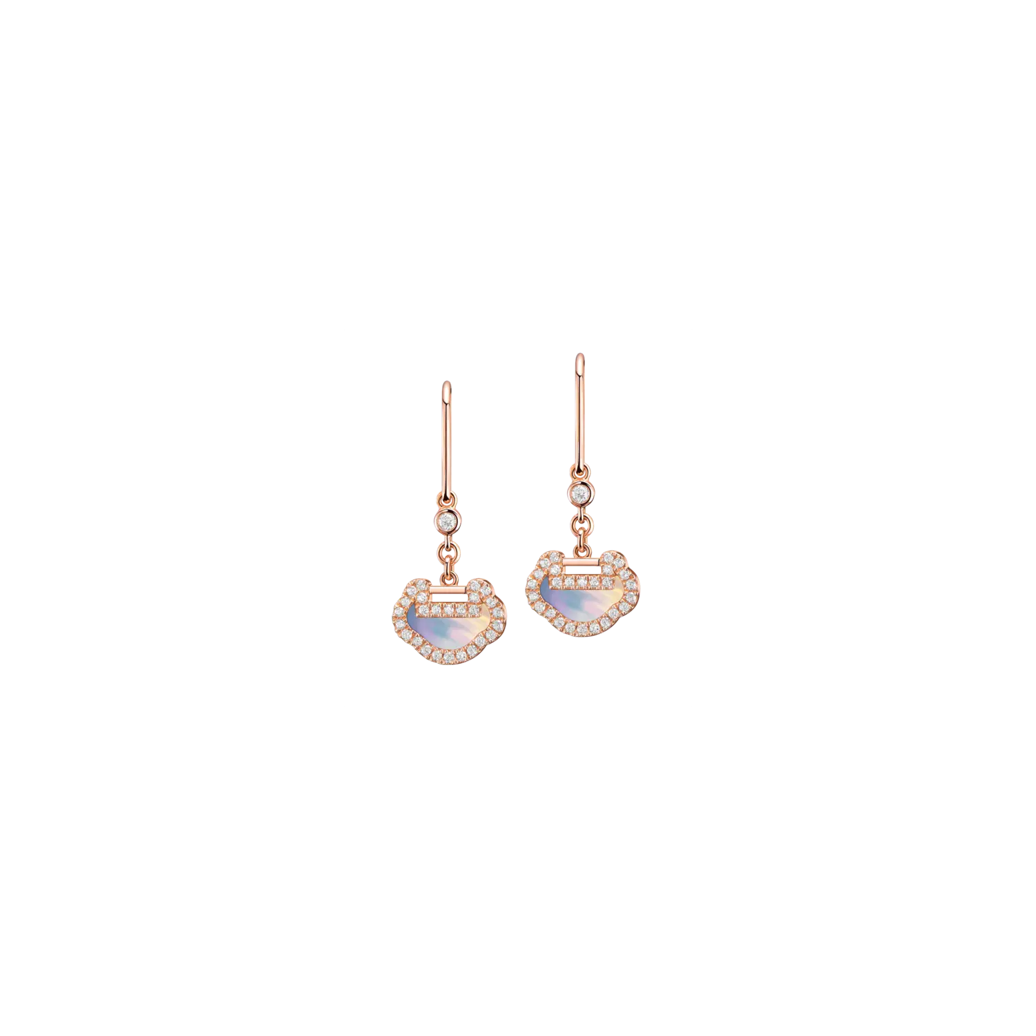 Серьги Qeelin Petite Yu Yi из розового золота с бриллиантами и перламутром
Серьги Qeelin Petite Yu Yi из розового золота с бриллиантами и перламутром