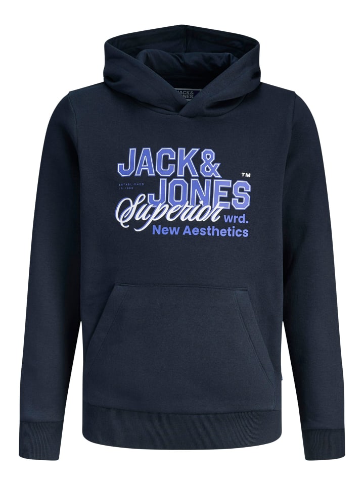 JACK & JONES Junior Толстовка с капюшоном JJELOGO SWEAT HOOD JNR в темно-синем цвете
JACK & JONES Junior Толстовка с капюшоном JJELOGO SWEAT HOOD JNR в темно-синем цвете