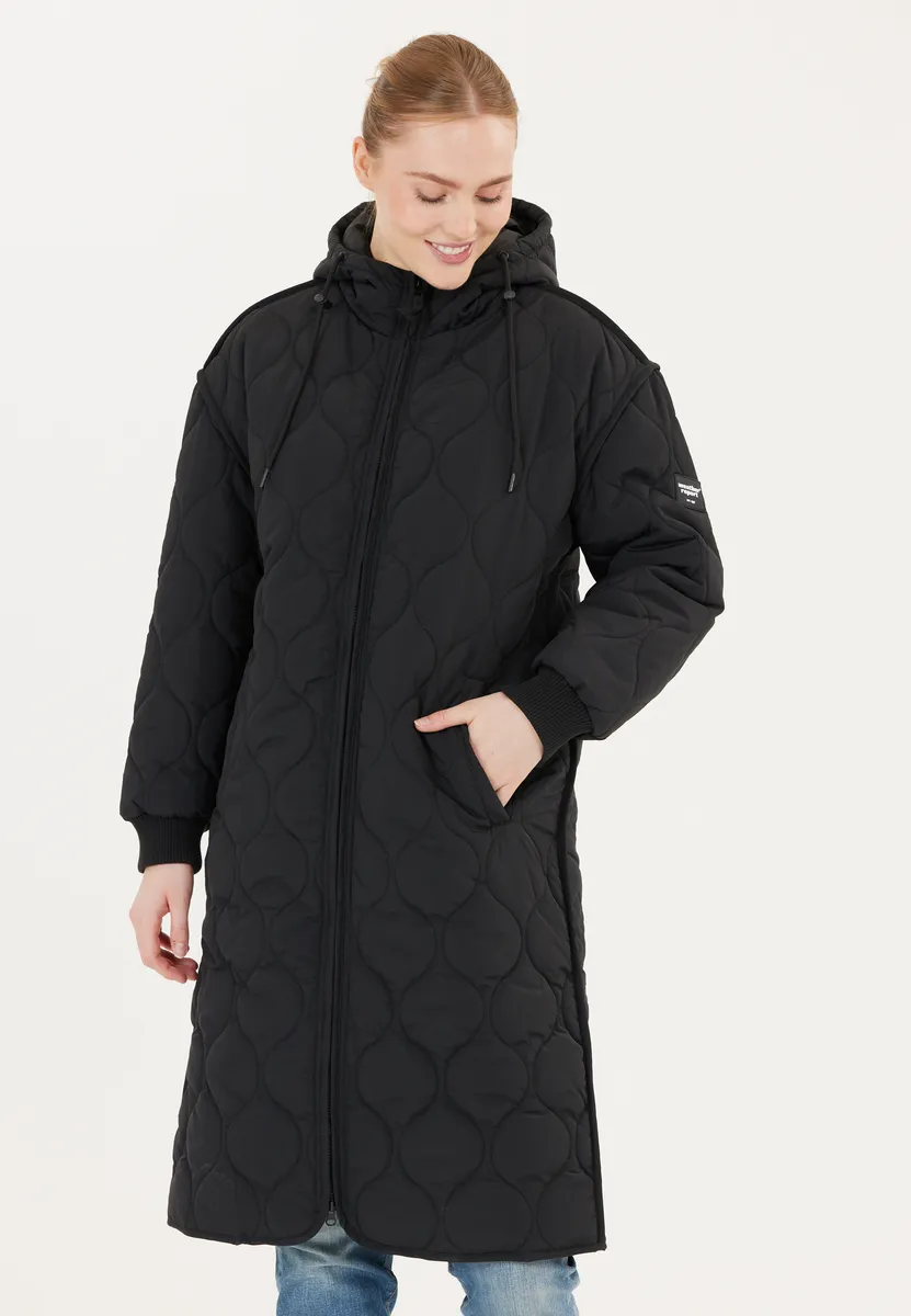 WEATHER REPORT стеганое пальто "Estrella", легкая и дышащая стеганая модель, черный
WEATHER REPORT стеганое пальто "Estrella", легкая и дышащая стеганая модель, черный